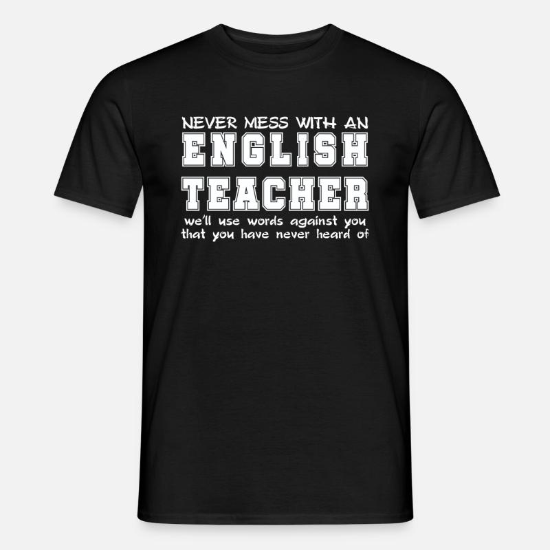 Lehrer - Männer T-Shirt - Schwarz