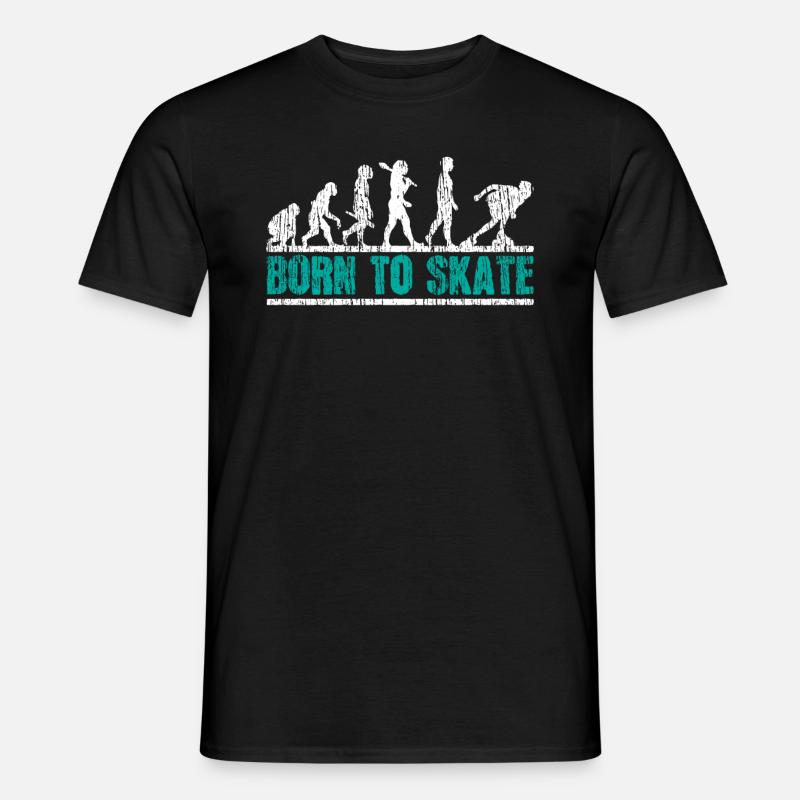 Rollerblade Schlittschuhe - Männer T-Shirt - Schwarz