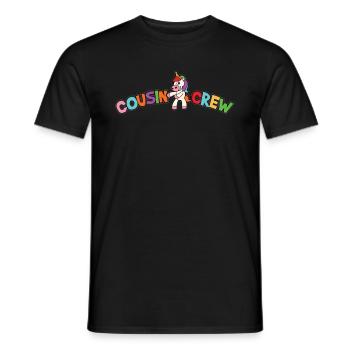 Cousin Crew Unicorn Family Reunion - Men's T-Shirt - black - Front - AI Model Male 178 light (178cm)