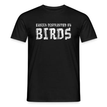 oiseau - T-shirt homme - noir - Devant - AI Model Male 178 light (178cm)