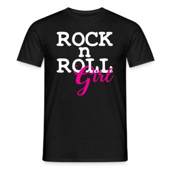 Rock'n'Roll - T-shirt homme - noir - Devant - AI Model Male 178 light (178cm)