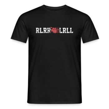 batterie - T-shirt homme - noir - Devant - AI Model Male 178 light (178cm)