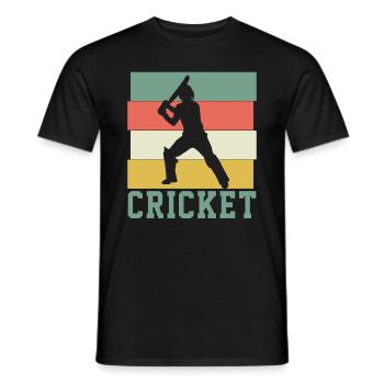 Kricket - Männer T-Shirt - Schwarz - Vorne - AI Model Male 178 light (178cm)