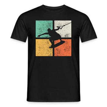 Wakeboard wakeboard - T-shirt homme - noir - Devant - AI Model Male 178 light (178cm)