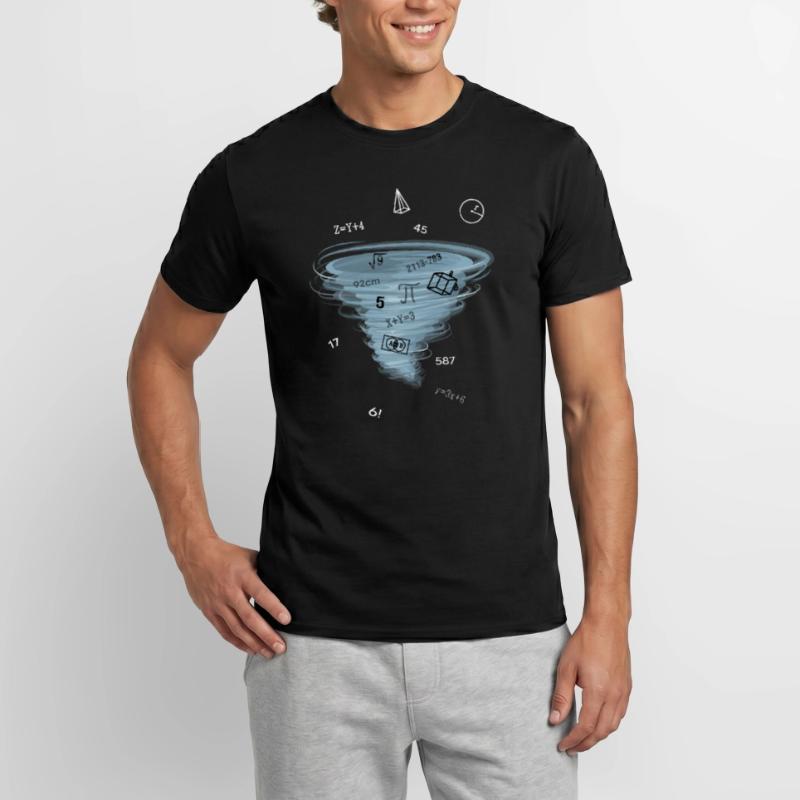 Math Lesson Mathematics Math Problem Solution Men’s T-shirt