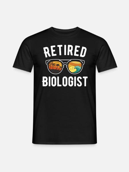 Beach Biologist Retirement Shirt - Men's T-Shirt - black