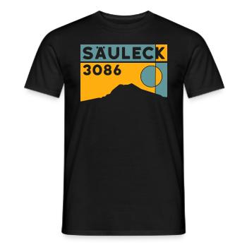 Säuleck Hohe Tauern Skitour Bergtour Klettersteig - Männer T-Shirt - Schwarz - Vorne - AI Model Male 178 light (178cm)