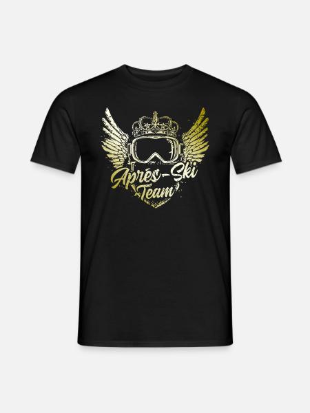 Apres Ski Team Ski Brille - Männer T-Shirt - Schwarz