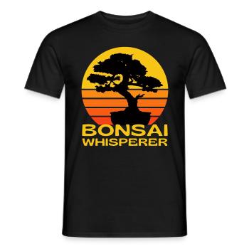 Bonsai Whisperer - T-shirt homme - noir - Devant - AI Model Male 178 light (178cm)