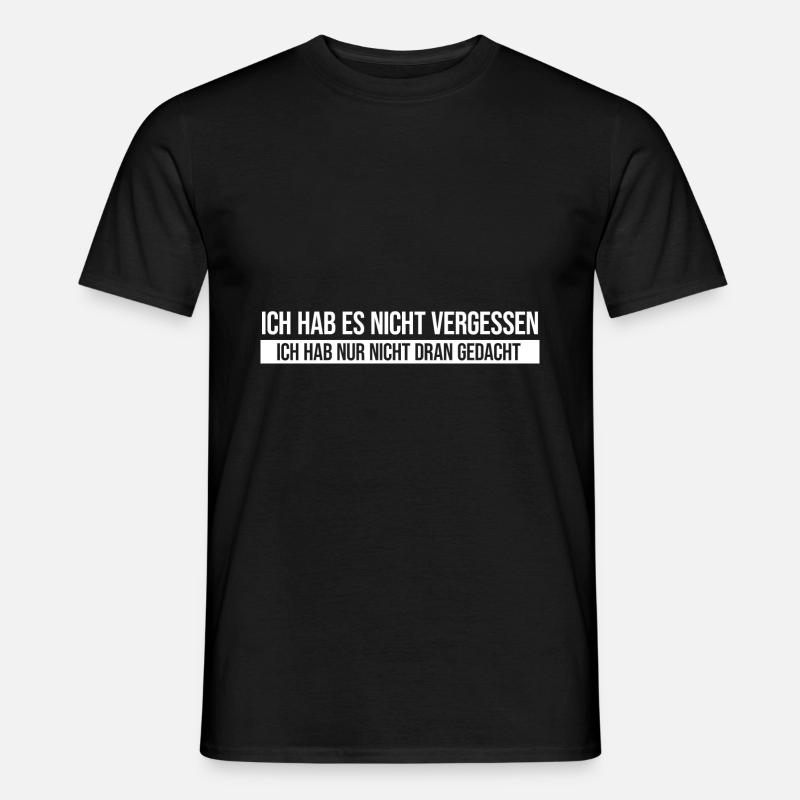 Don't forget - Men's T-Shirt - black