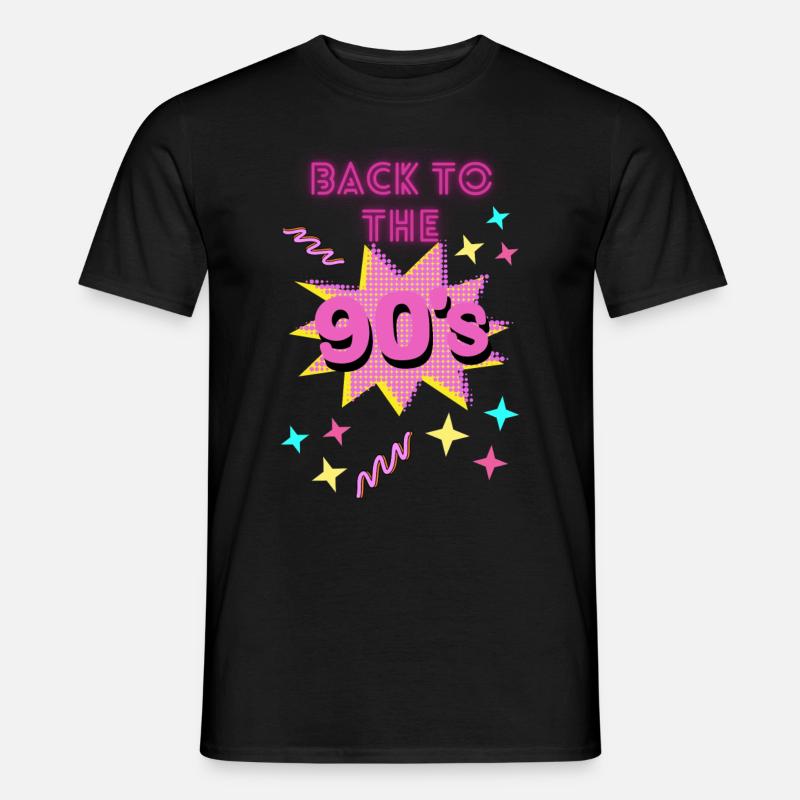 Back to the 90´s - T-shirt herr - svart