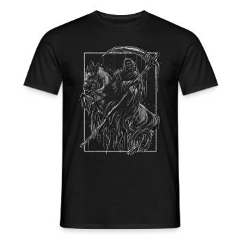 Reaper - Männer T-Shirt - Schwarz - Vorne - AI Model Male 178 light (178cm)