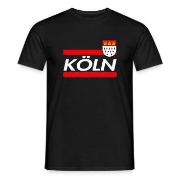 Cologne - T-shirt homme - noir - Devant - AI Model Male 178 light (178cm)