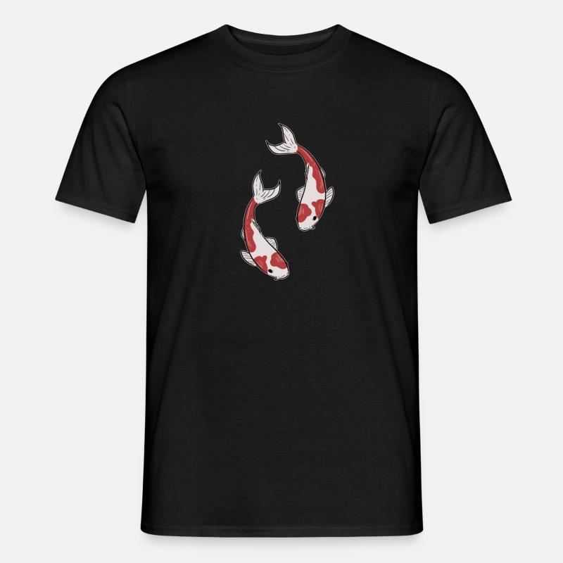 Koi Koi Koi - Männer T-Shirt - Schwarz