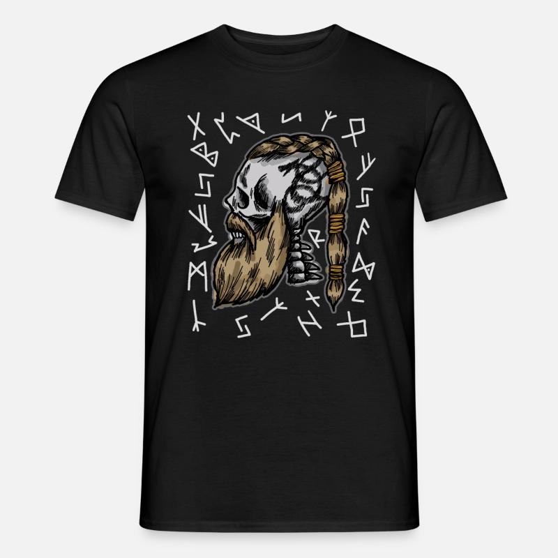 Wikinger - Männer T-Shirt - Schwarz