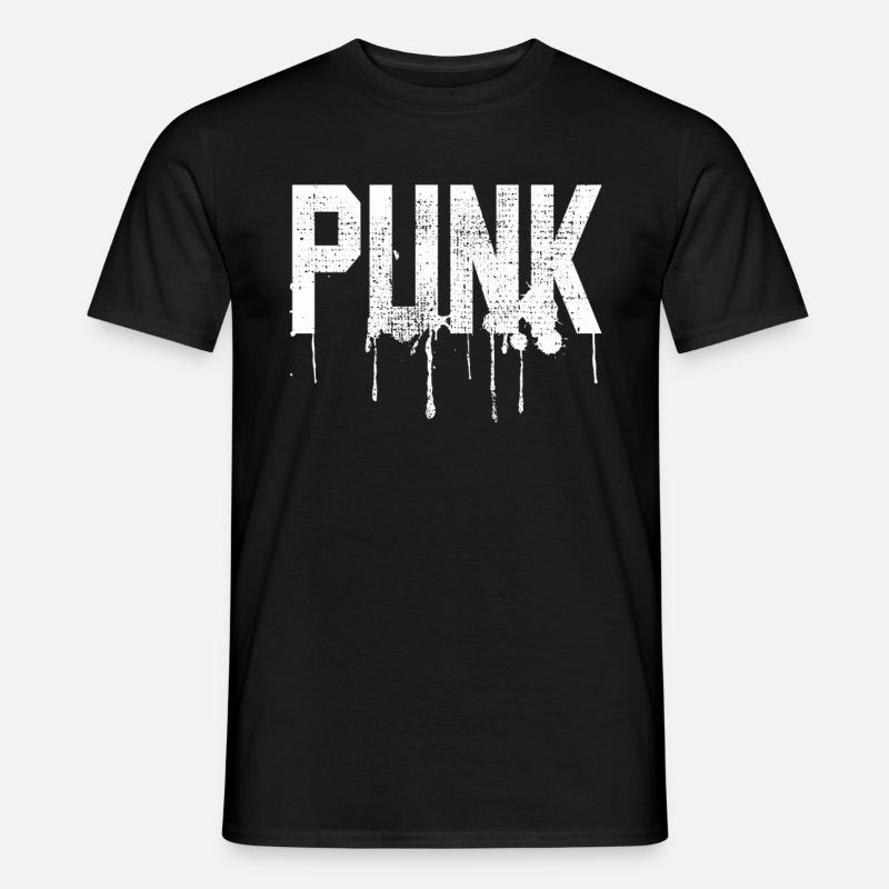 Punk - Männer T-Shirt - Schwarz