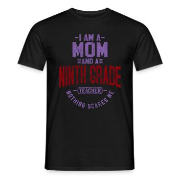 professeur - T-shirt homme - noir - Devant - AI Model Male 178 light (178cm)