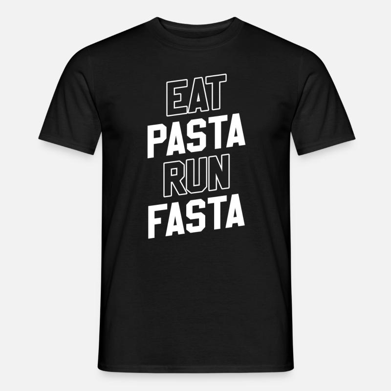 Pasta Pasta - Männer T-Shirt - Schwarz
