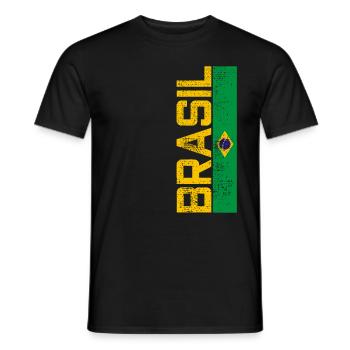 JERSEY DEL BRASILE - T-shirt uomo - nero - Fronte - AI Model Male 178 light (178cm)