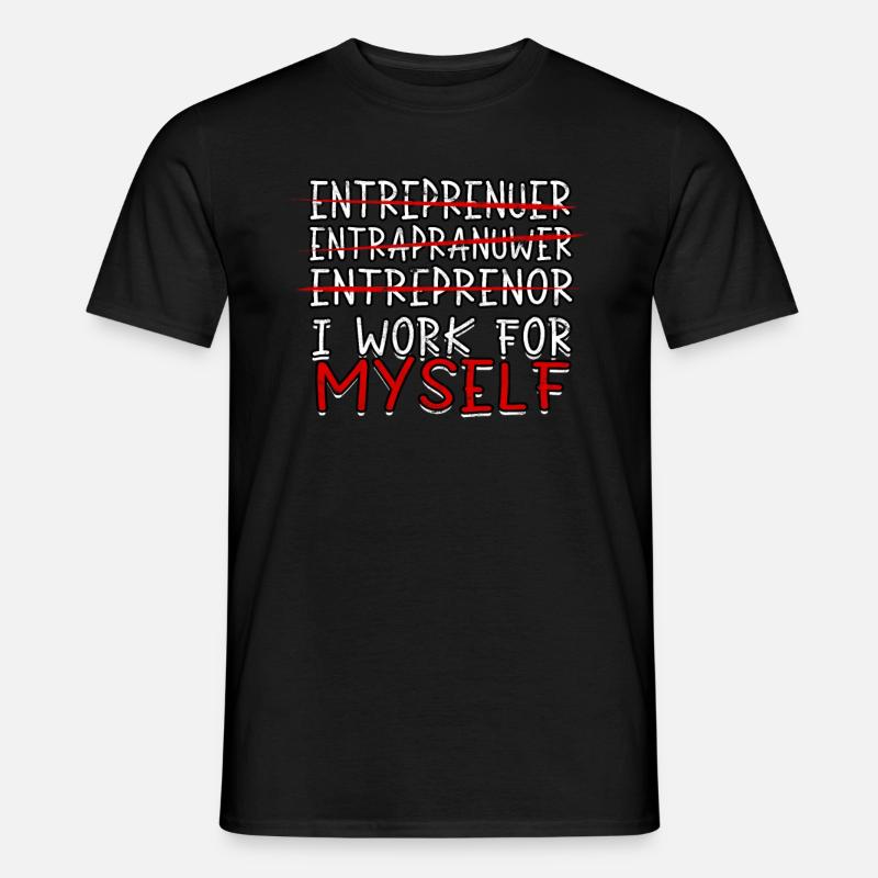 geschäftsführer chef geschenk geschenkidee arbeit - Männer T-Shirt - Schwarz