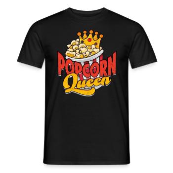 Popcorn Cinema Gift Gift Idea Film Mais Filma - T-shirt homme - noir - Devant - AI Model Male 178 light (178cm)