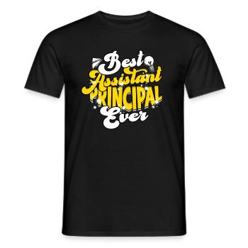 schulleiter stellvertretender schulleiter geschenk - Männer T-Shirt - Schwarz - Vorne - AI Model Male 178 light (178cm)