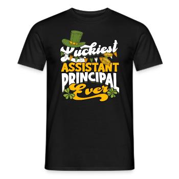 schulleiter stellvertretender schulleiter geschenk - Männer T-Shirt - Schwarz - Vorne - AI Model Male 178 light (178cm)