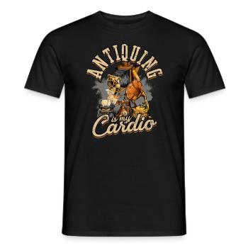 Antiques Antiques Antique Collector Antiques - Men's T-Shirt - black - Front - AI Model Male 178 light (178cm)