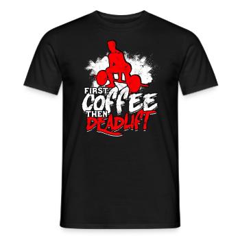 Deadlift Fitlochness Deadlift Gym - Men's T-Shirt - black - Front - AI Model Male 178 light (178cm)