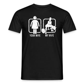 Deadlift Fitlochness Deadlift Gym - Men's T-Shirt - black - Front - AI Model Male 178 light (178cm)