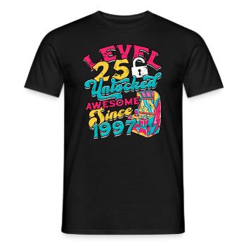Retro Gamer Jeux vidéo Arcade Gaming Pinball Spike - T-shirt homme - noir - Devant - AI Model Male 178 light (178cm)