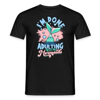 adulte humour adulte cadeau anniversaire ges - T-shirt homme - noir - Devant - AI Model Male 178 light (178cm)