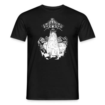 lochlochlochness geschenkidee geschenk - Männer T-Shirt - Schwarz - Vorne - AI Model Male 178 light (178cm)