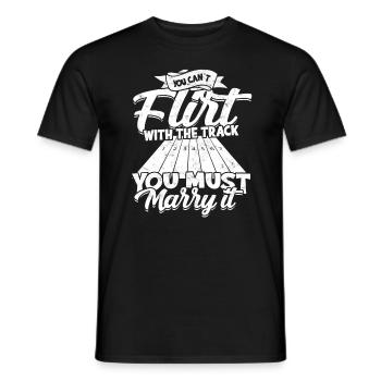 Track and Field Runner Athelitcs Running Sport Run - Männer T-Shirt - Schwarz - Vorne - AI Model Male 178 light (178cm)