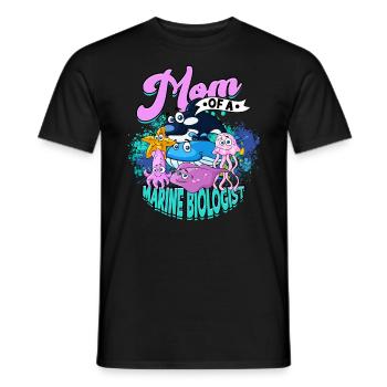 biologie marine biologiste marin biologie marine biologiste - T-shirt homme - noir - Devant - AI Model Male 178 light (178cm)