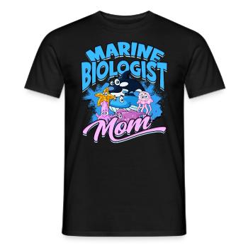 meeresbiologie meeresbiologe meer biologie biologe - Männer T-Shirt - Schwarz - Vorne - AI Model Male 178 light (178cm)
