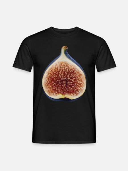 Feigenfrucht Geschenk - Männer T-Shirt - Schwarz