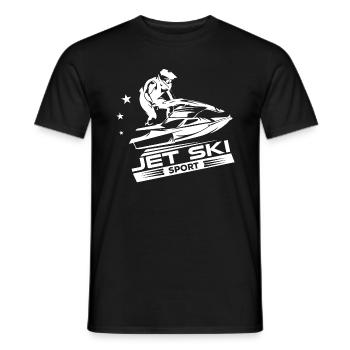 JETSKI Sport - Men's T-Shirt - black - Front - AI Model Male 178 light (178cm)
