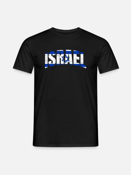 Israel - Männer T-Shirt - Schwarz