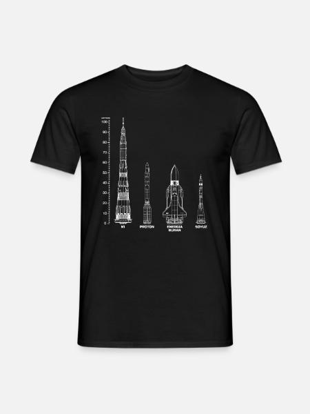 Missiles Union soviétique Russie - T-shirt homme - noir