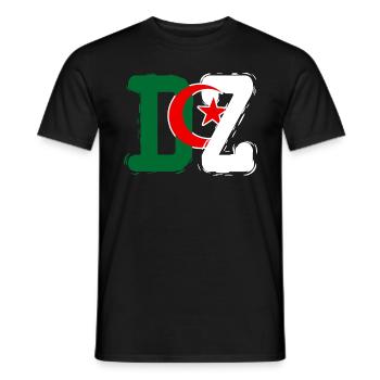 Dz Algerien Dzair - Männer T-Shirt - Schwarz - Vorne - AI Model Male 178 light (178cm)