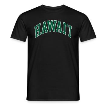 Hawaii - Männer T-Shirt - Schwarz - Vorne - AI Model Male 178 light (178cm)