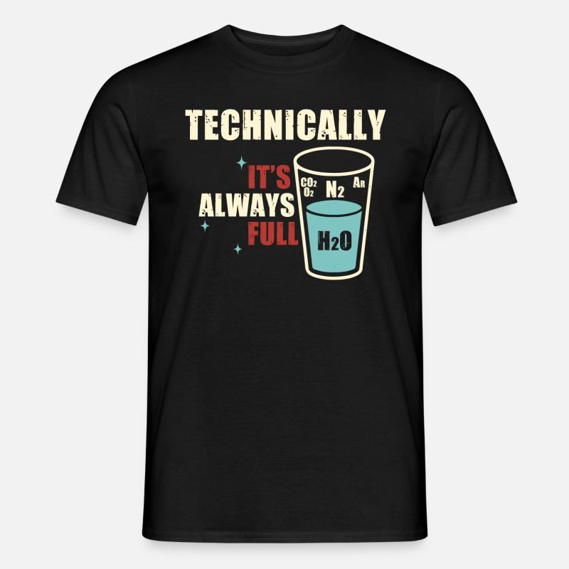 Technically, it's always crowded - - Men’s T-shirt - black