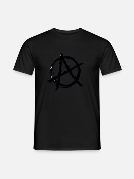 Anarchie I Ein Leben Ohne Gesetze In Freiheit - Männer T-Shirt - Schwarz