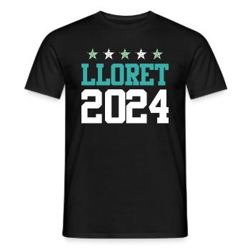 Lloret De Mar 2024 Tours - Men's T-Shirt - black - Front - AI Model Male 178 light (178cm)