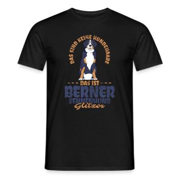 Das Sind Keine Hundehaare Berner Sennenhund - Männer T-Shirt - Schwarz - Vorne - AI Model Male 178 light (178cm)