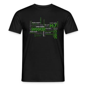 snooker matrix reloaded - Männer T-Shirt - Schwarz - Vorne - AI Model Male 178 light (178cm)