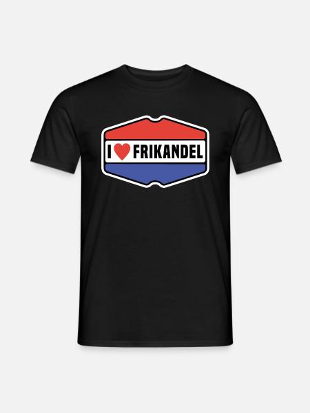 Frikandel Ich Liebe Frikandellen - Männer T-Shirt - Schwarz