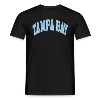Tampa Bay - Männer T-Shirt - Schwarz - Vorne - AI Model Male 178 light (178cm)