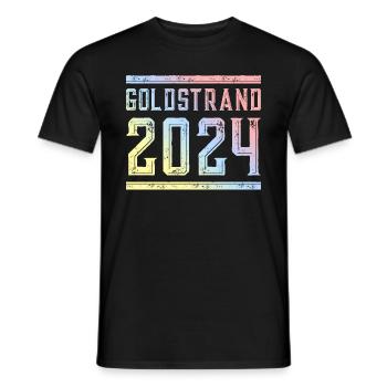 Sables d’Or 2024 Coloré - T-shirt homme - noir - Devant - AI Model Male 178 light (178cm)